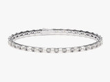 Emerald cut diamond tennis bracelet fine jewelry
