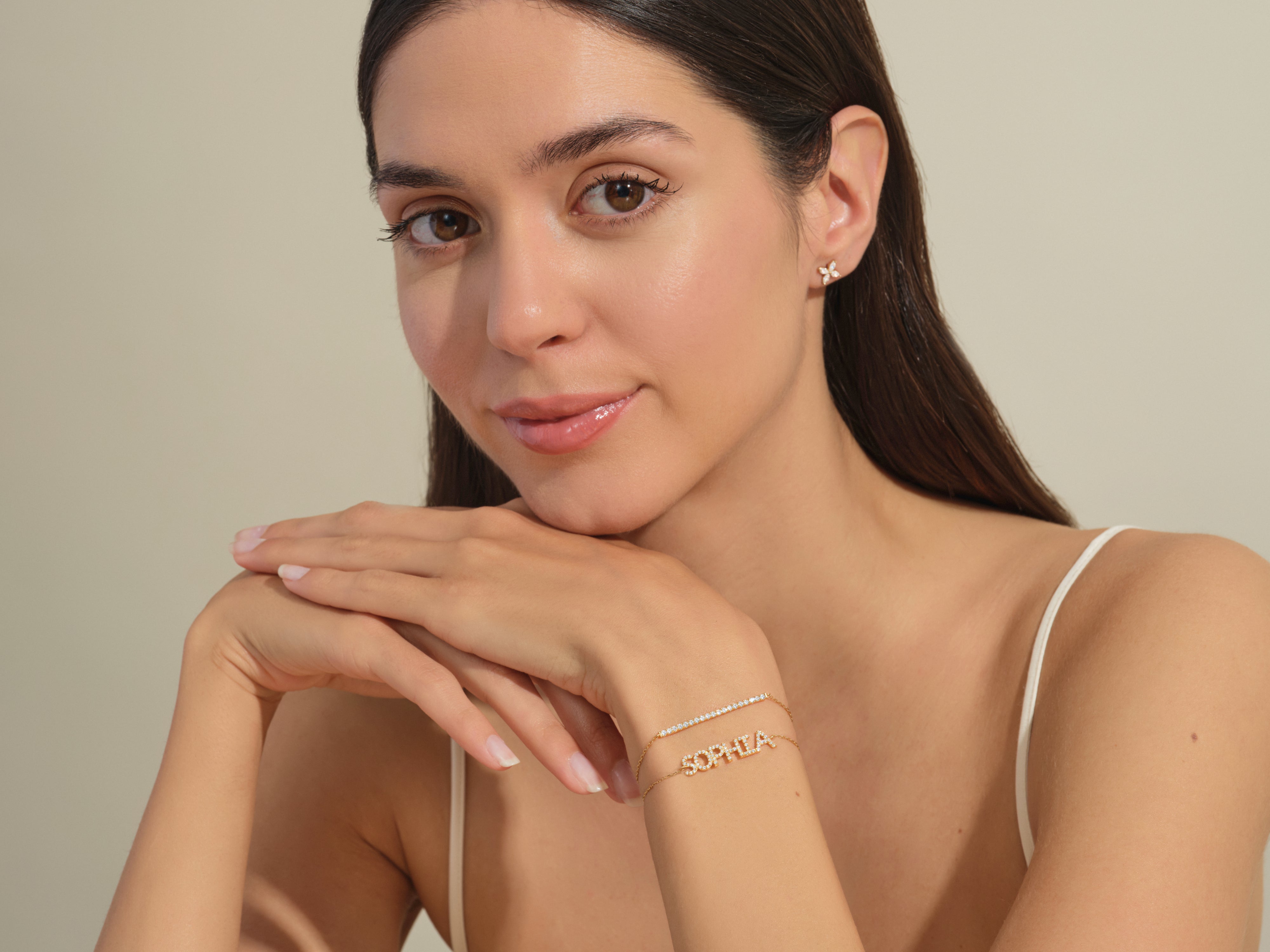 BAR PIRLANTA BİLEKLİK