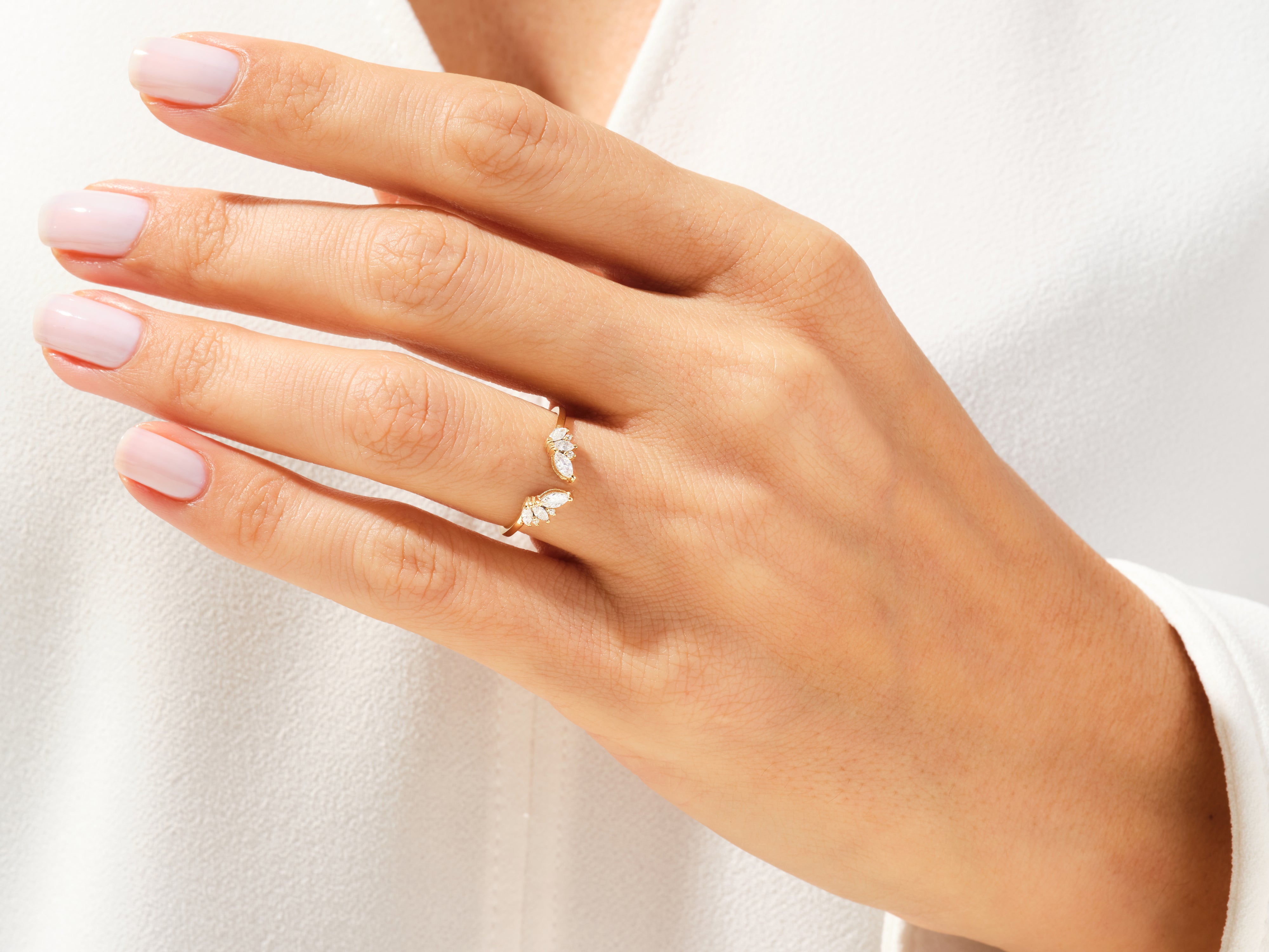 0.30 KARAT FLORAL YÜZÜK