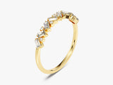 0.45 KARAT CLUSTER BAGET YÜZÜK