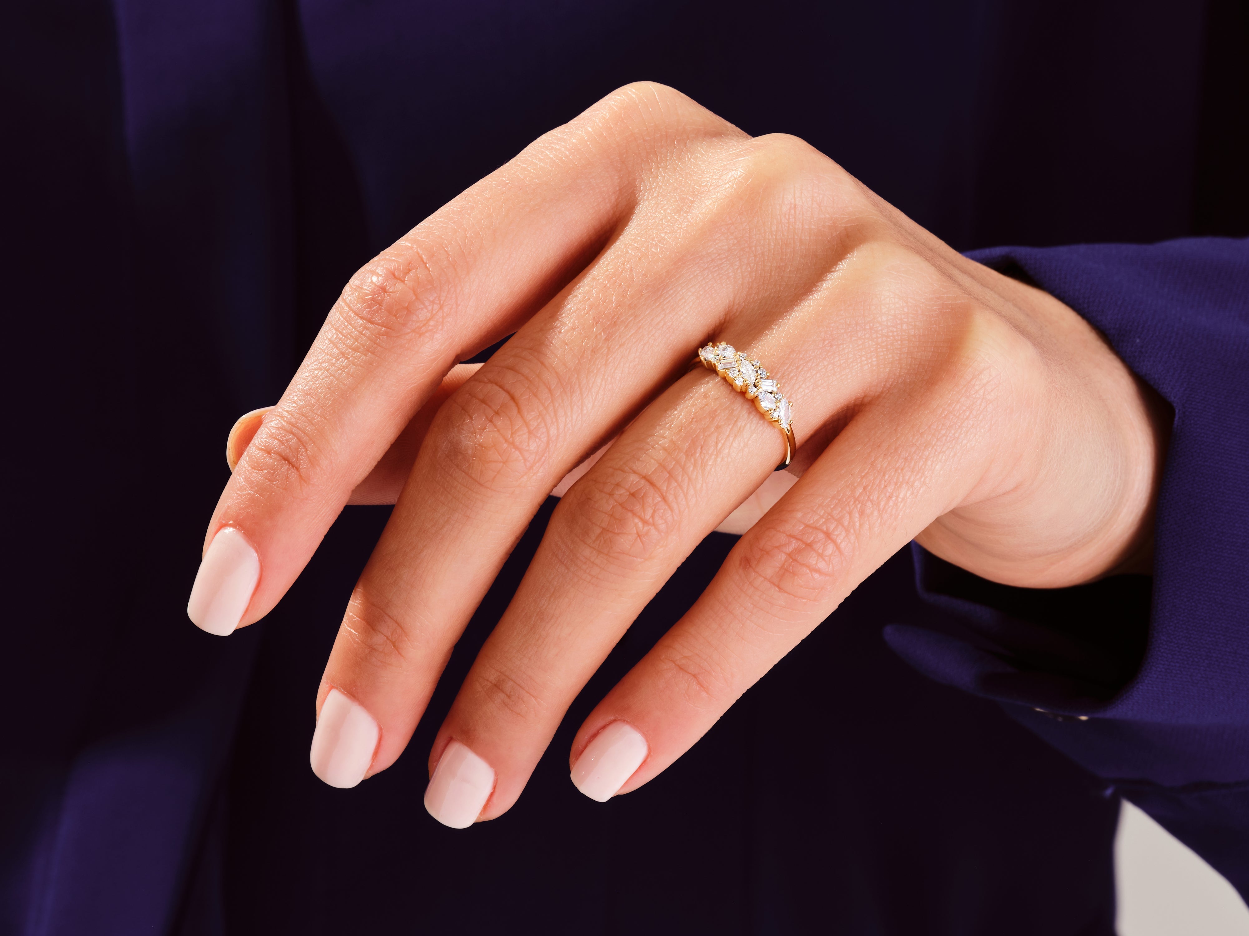 0.70 KARAT MULTI TAŞLI YÜZÜK