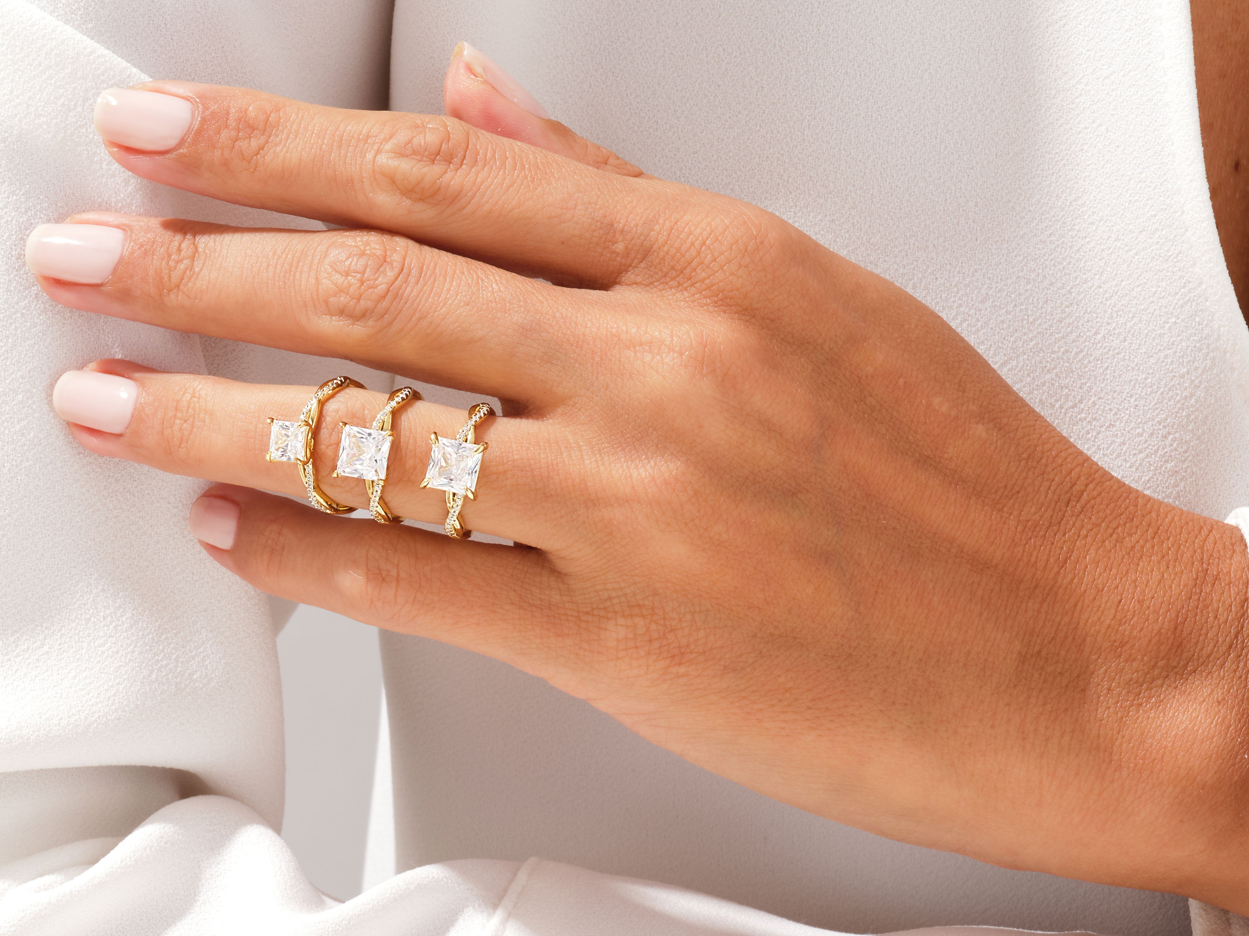 PRENSES KESİM VINTAGE YÜZÜK