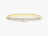 Micro Prong Set Promise Ring