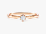 Six Prong Solitaire Promise Ring