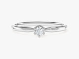 Six Prong Solitaire Promise Ring