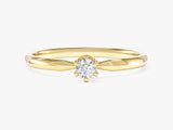 Six Prong Solitaire Promise Ring
