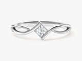 Twisted Band Princess Promise Ring