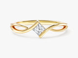 Twisted Band Princess Promise Ring