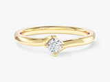 Solitaire Round Cut Promise Ring