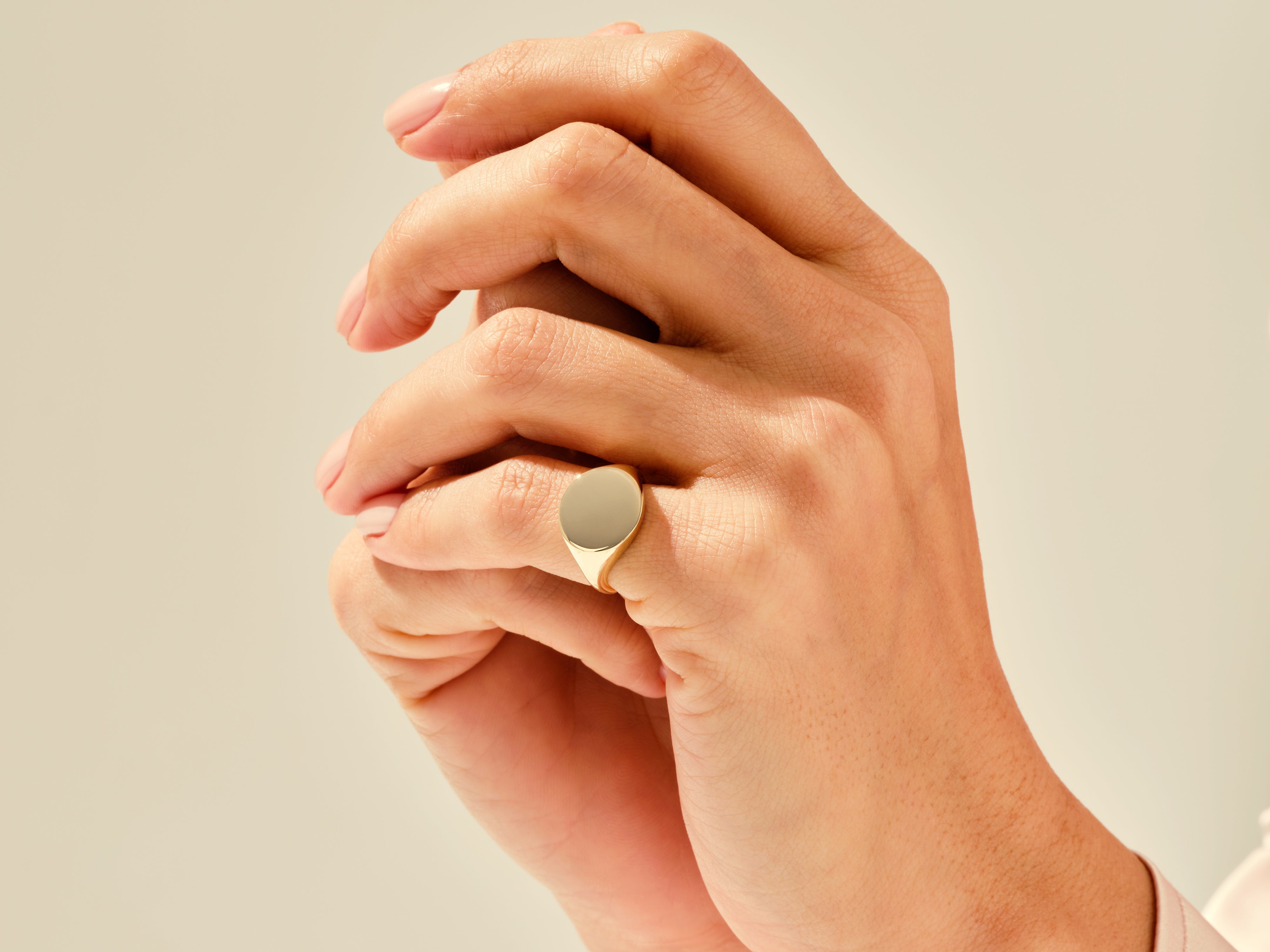 ROUND SIGNET YÜZÜK