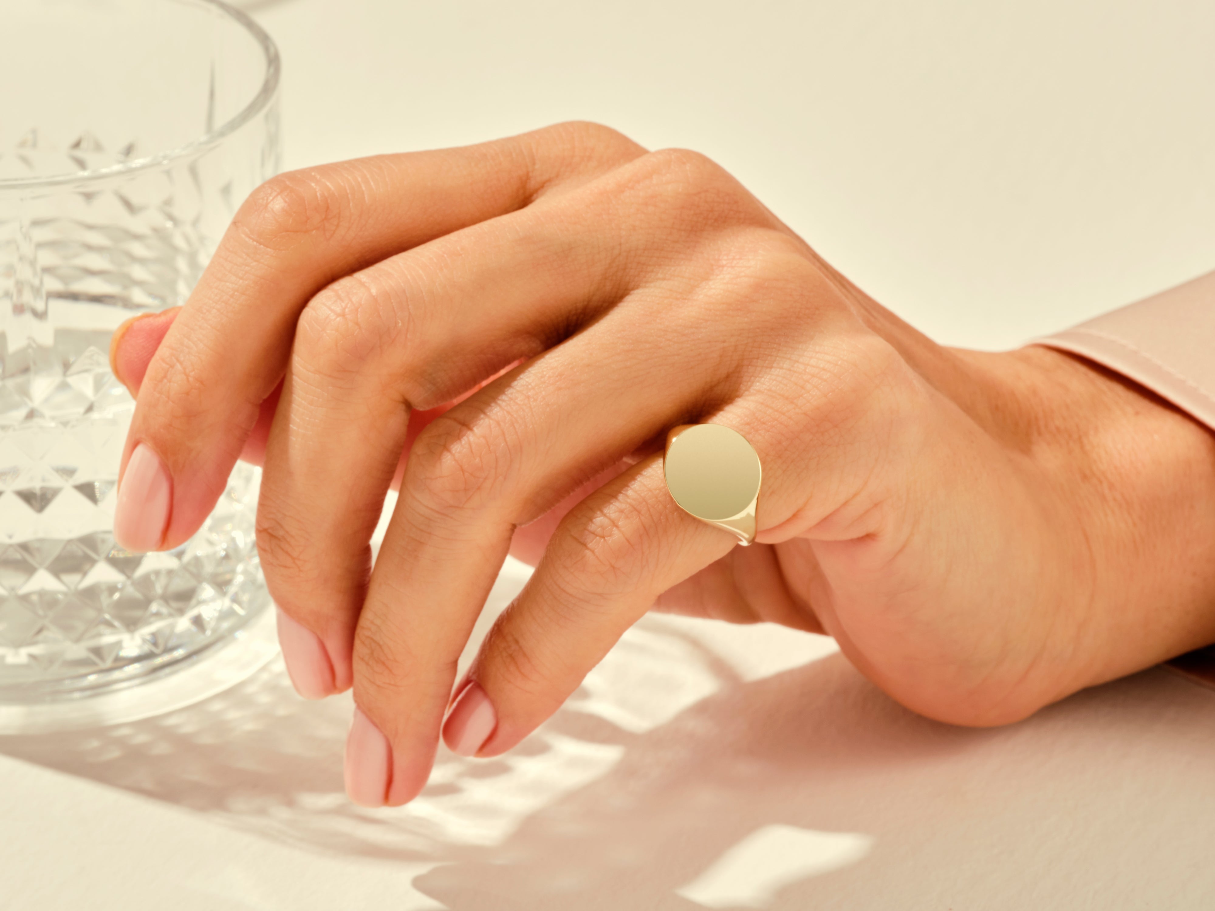 ROUND SIGNET YÜZÜK